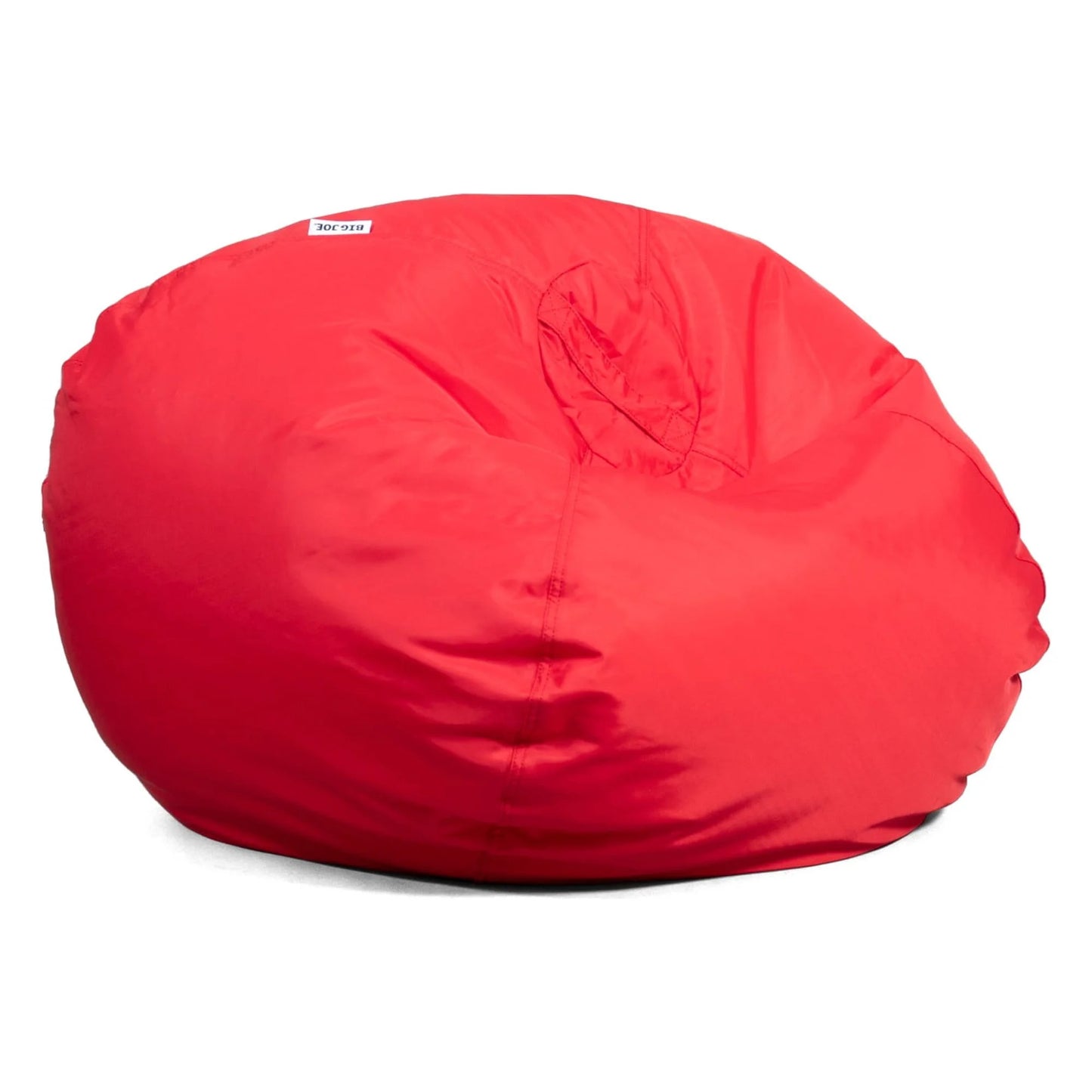 Classic Bean Bag Chair, Red Smartmax, Durable Polyester Nylon Blend, 2 Feet Round