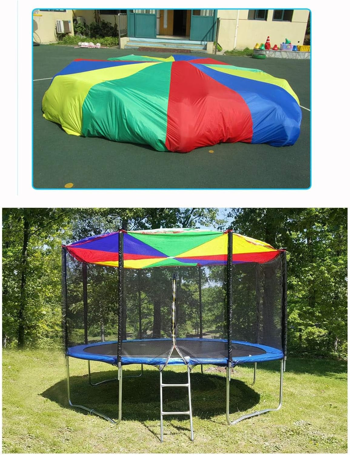 16.4Ft Rainbow Parachute