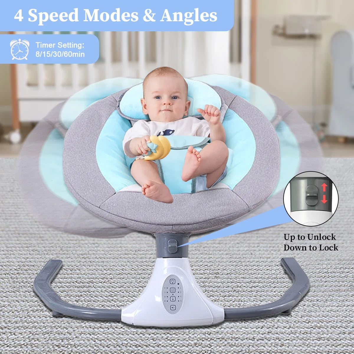 Baby Swing Portable Electric