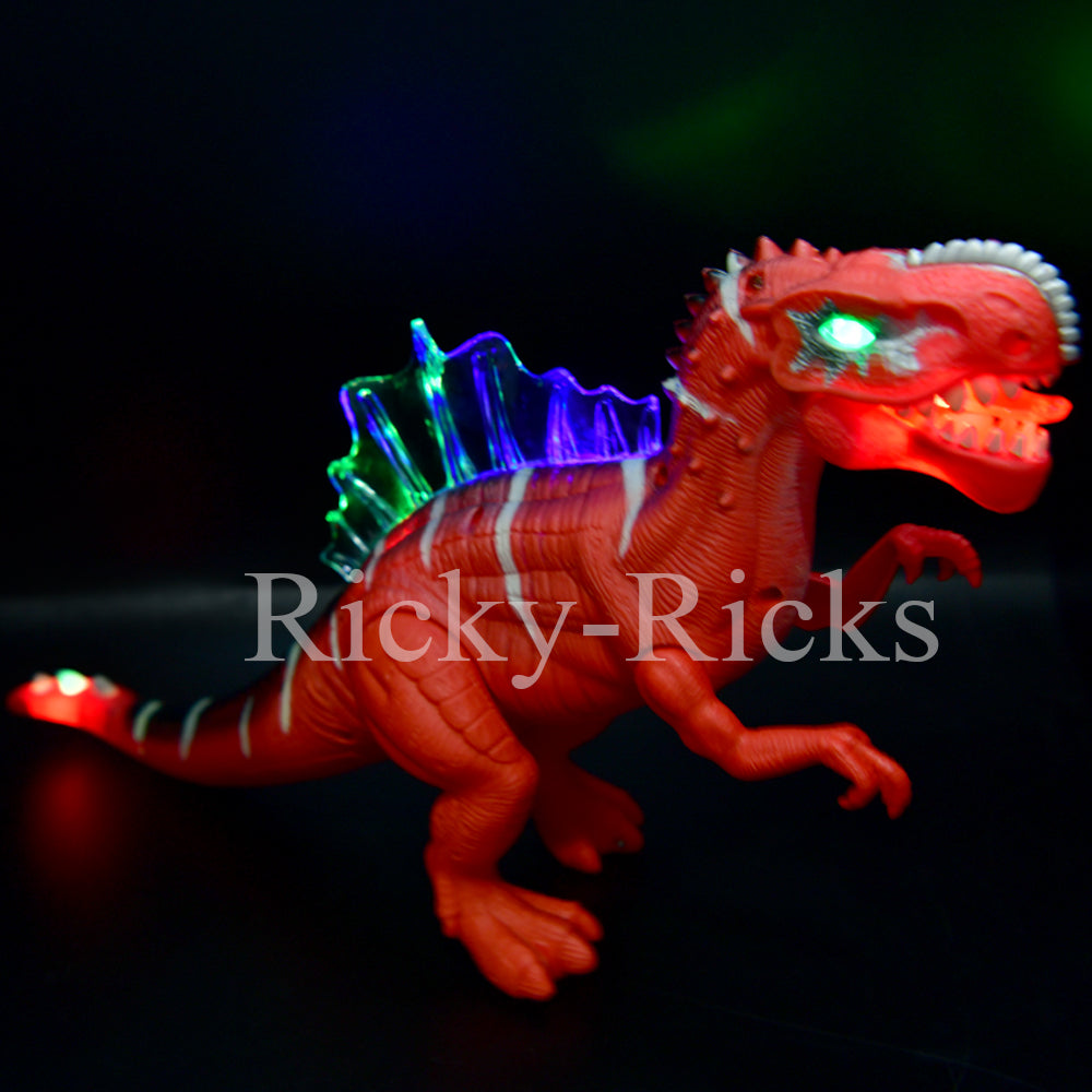 Dinosaur Light up Toy Figure, Sounds Real Movement 