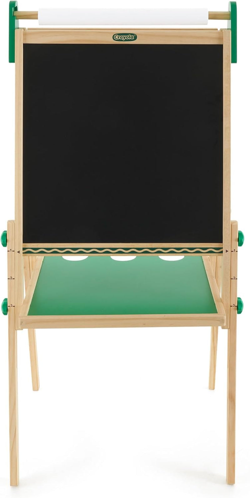 Art Easel for Kids, 2-In-1 Dry Erase Board & Chalkboard