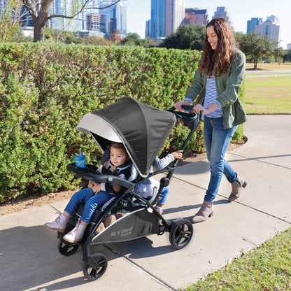 Shopper Stroller W/Canopy & Basket