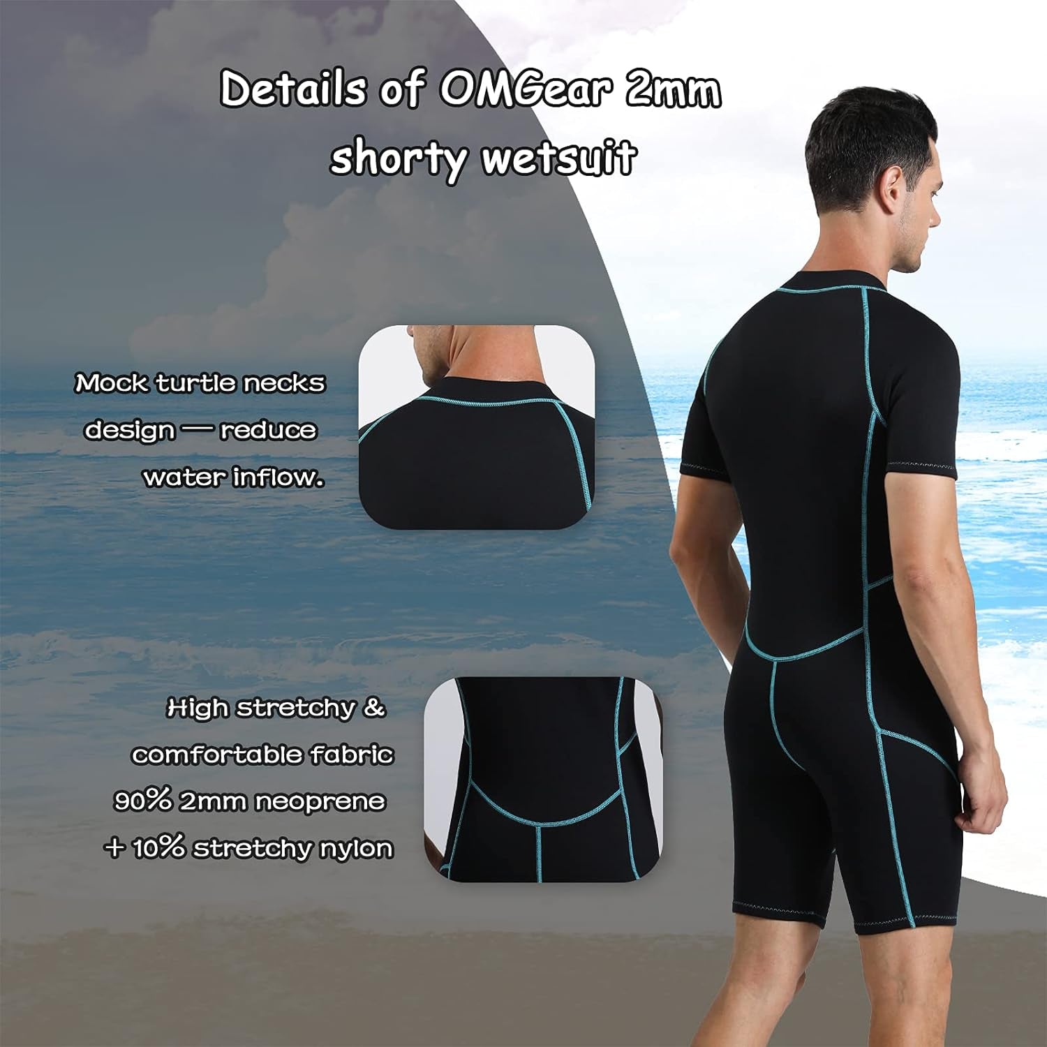 Wetsuit, For Adults 2Mm 3Mm Neoprene