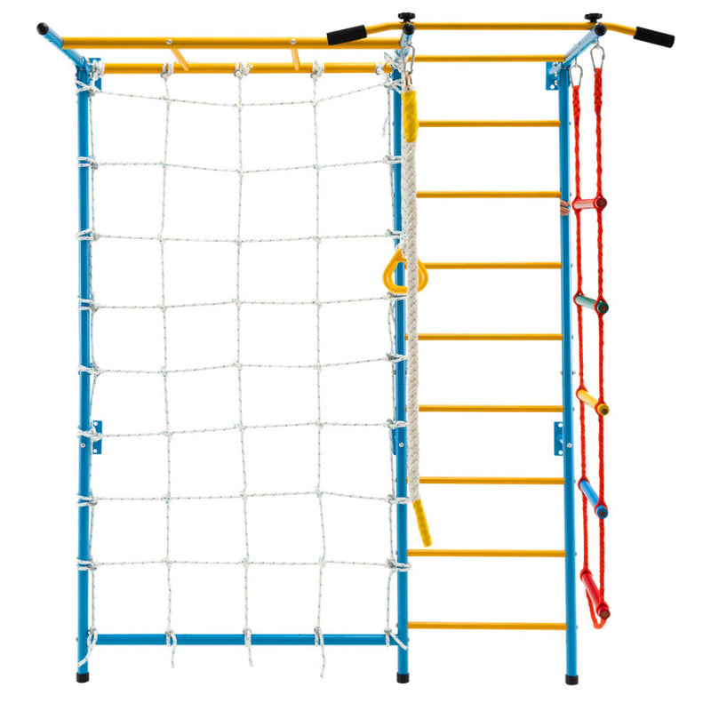 7 in 1 Kids Indoor Gym Playground Wall Ladder