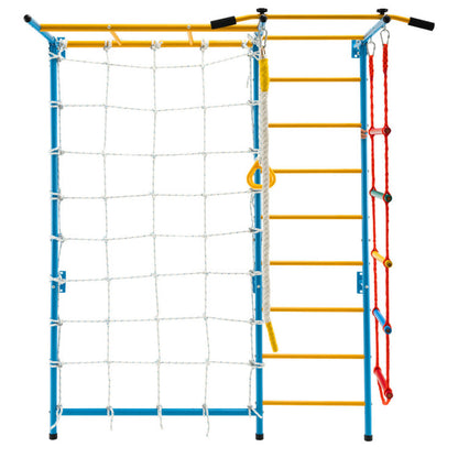 7 in 1 Kids Indoor Gym Playground Wall Ladder