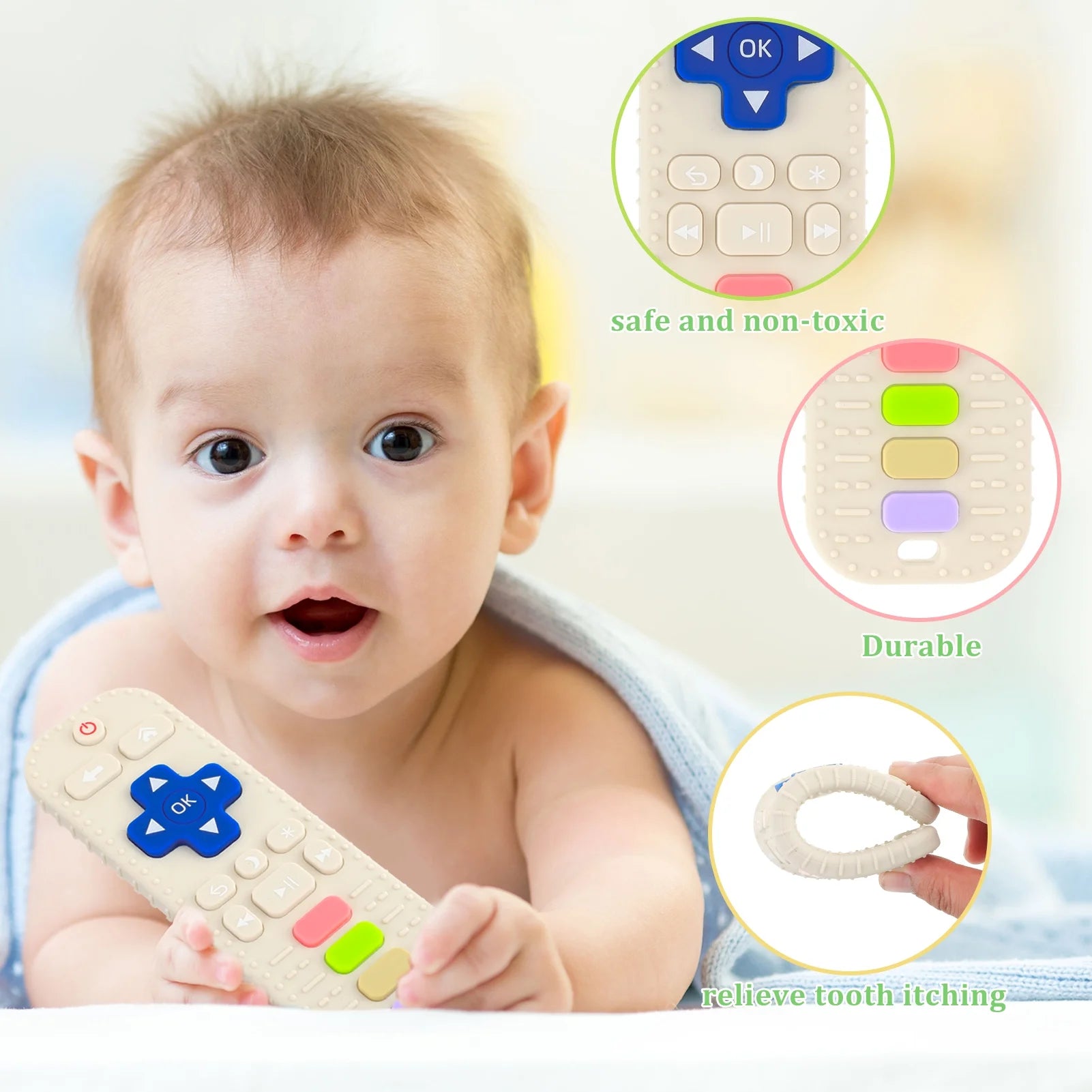 Baby Soft Silicone Teething Toys