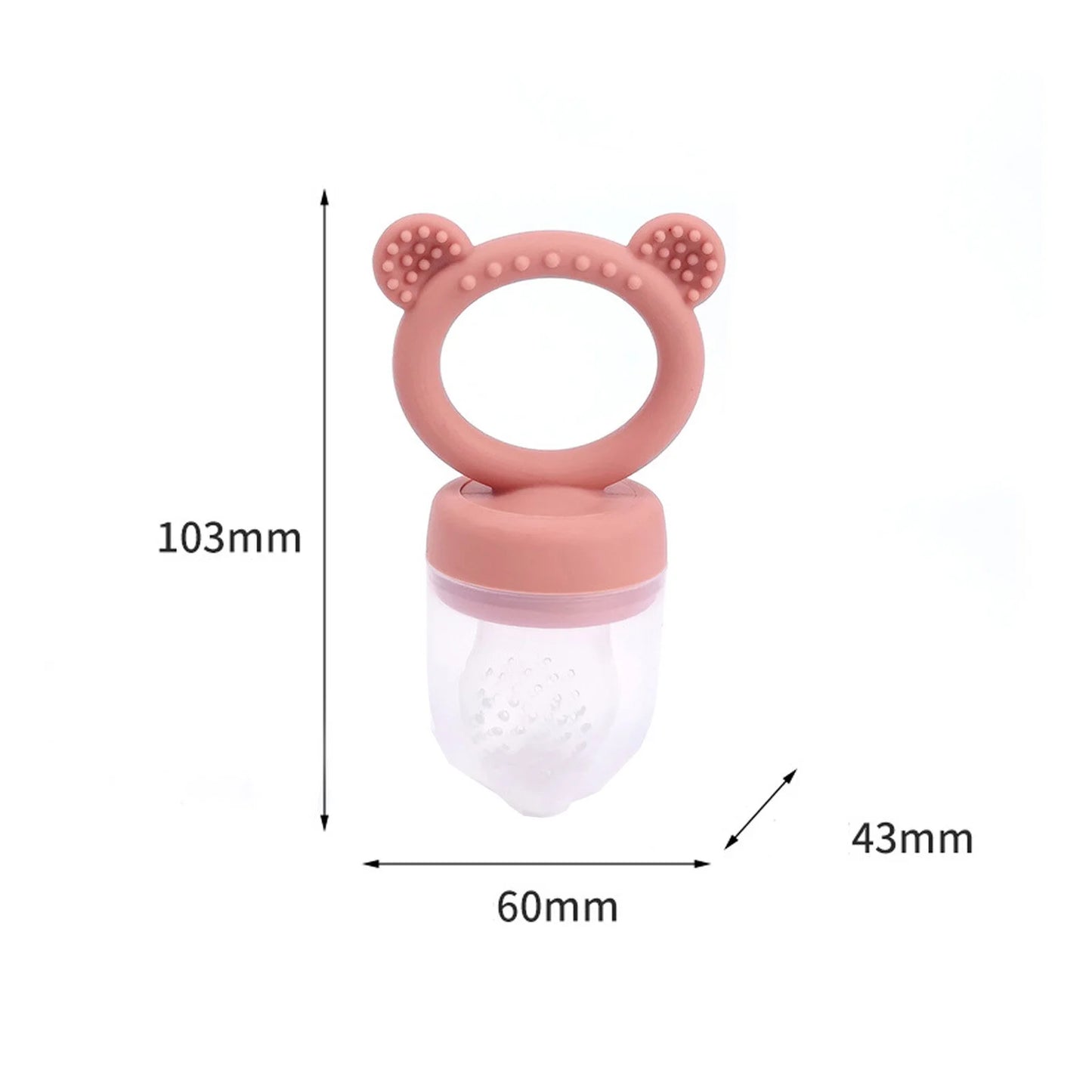 Silicone Baby Food Feeder Pacifier & Breastmilk Freezer Molds