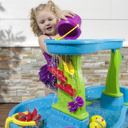 Water Table, Rain Showers Splash Pond Blue Plastic