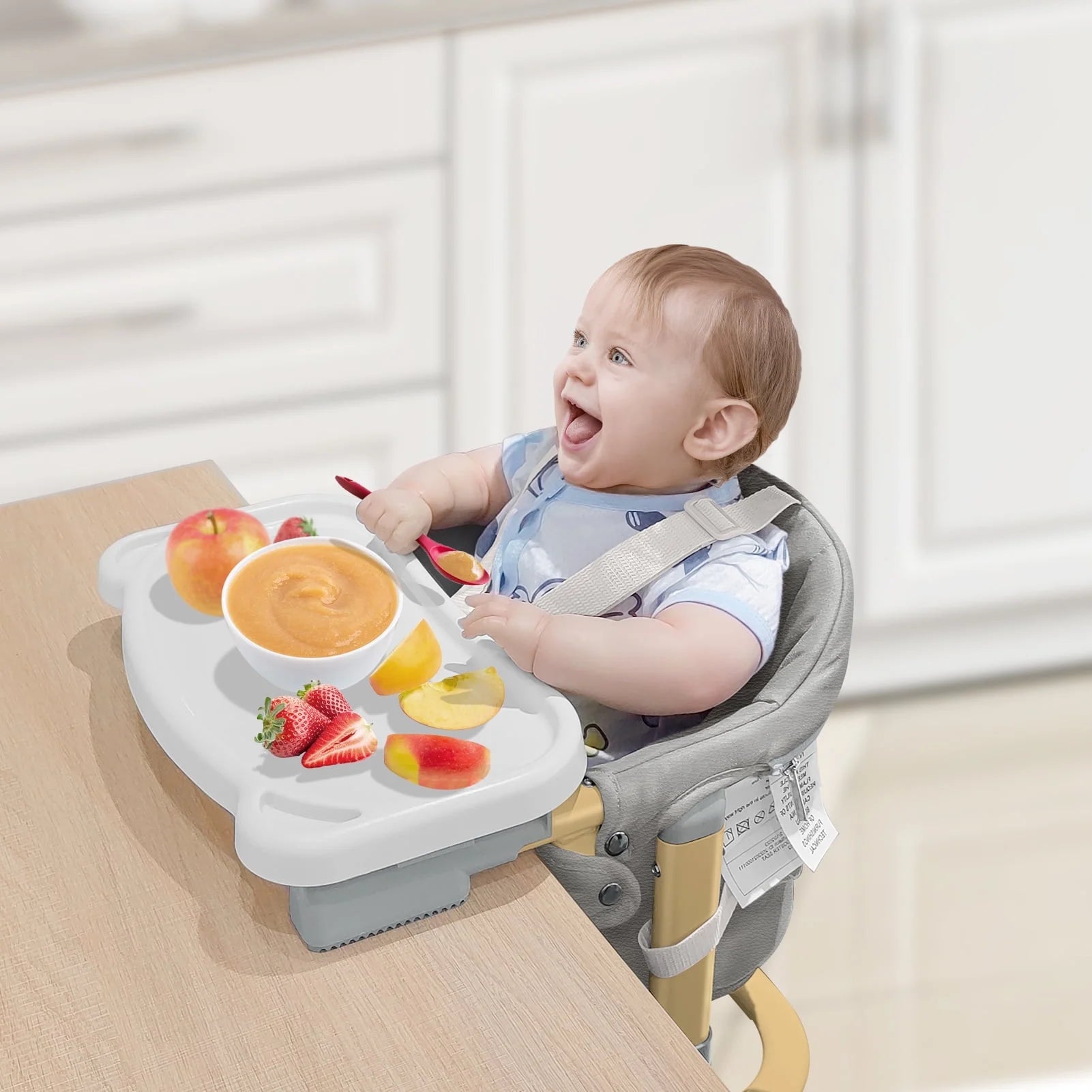 High Chair, Hook on Table Portable High Chair for Baby