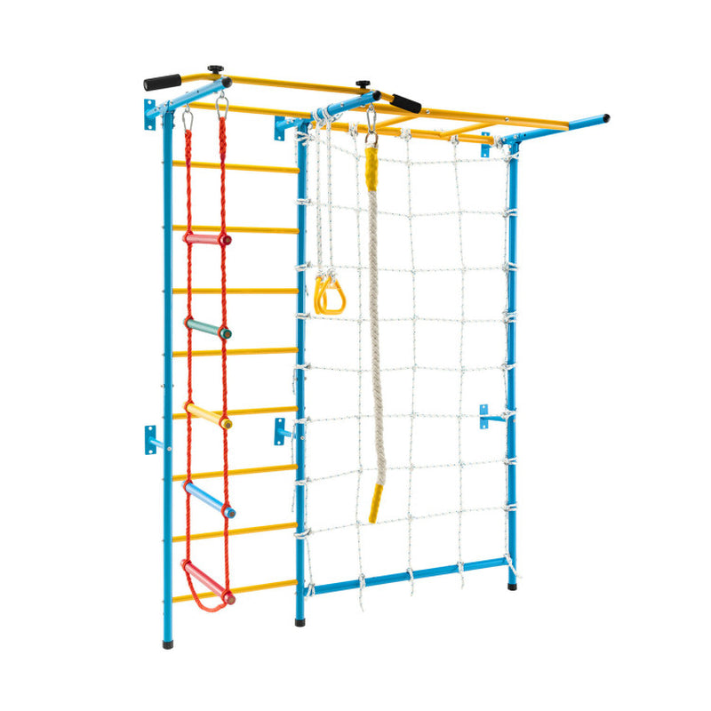 7 in 1 Kids Indoor Gym Playground Wall Ladder