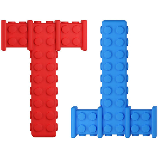 Chewy Tubes Oral Motor Tool - Autism Chew Toys Sensory, Chewy Sticks (Blue/Red)