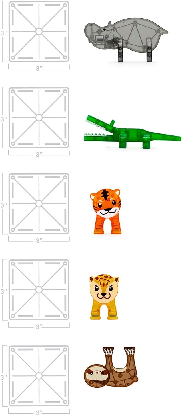 Jungle Magnetic Construction Set