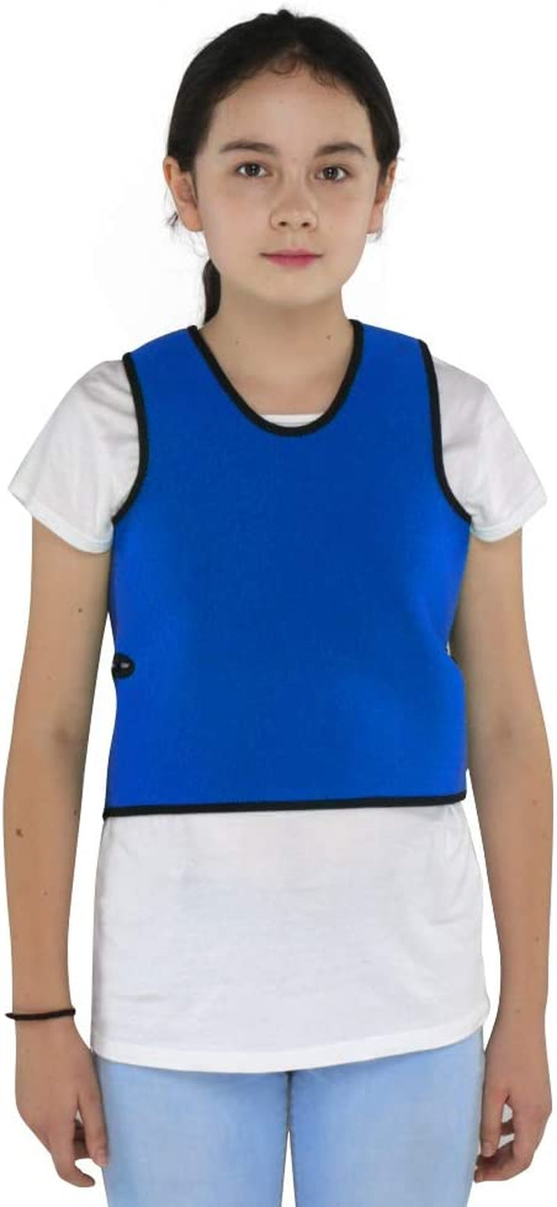 Sensory Compression Vest Sensory Processing Disorder, Deep Pressure Comfort for Autism Hyperactivity Mood Processing Disorders (Small 14” X 24”)