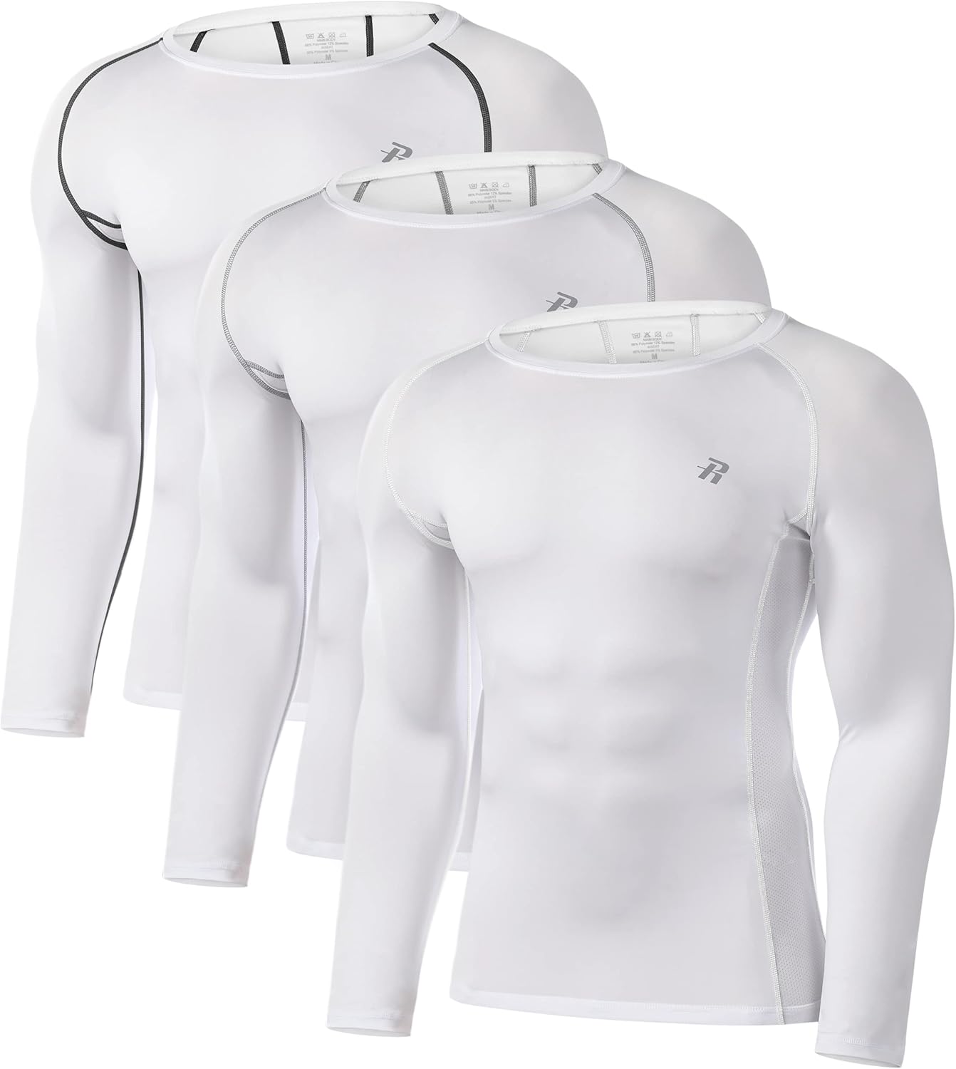 Compression Shirts for Men, Long Sleeve, Cool Dry