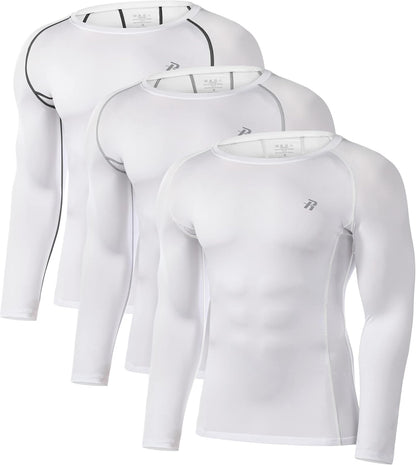 Compression Shirts for Men, Long Sleeve, Cool Dry