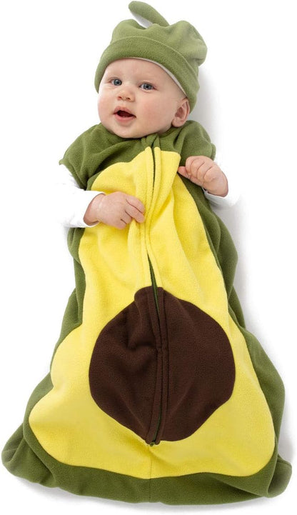 Baby Fleece Sleep Sack - Infant Wearable Blanket Newborn Swaddle Sleepbag & Hat