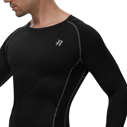 Compression Shirts for Men, Long Sleeve, Cool Dry