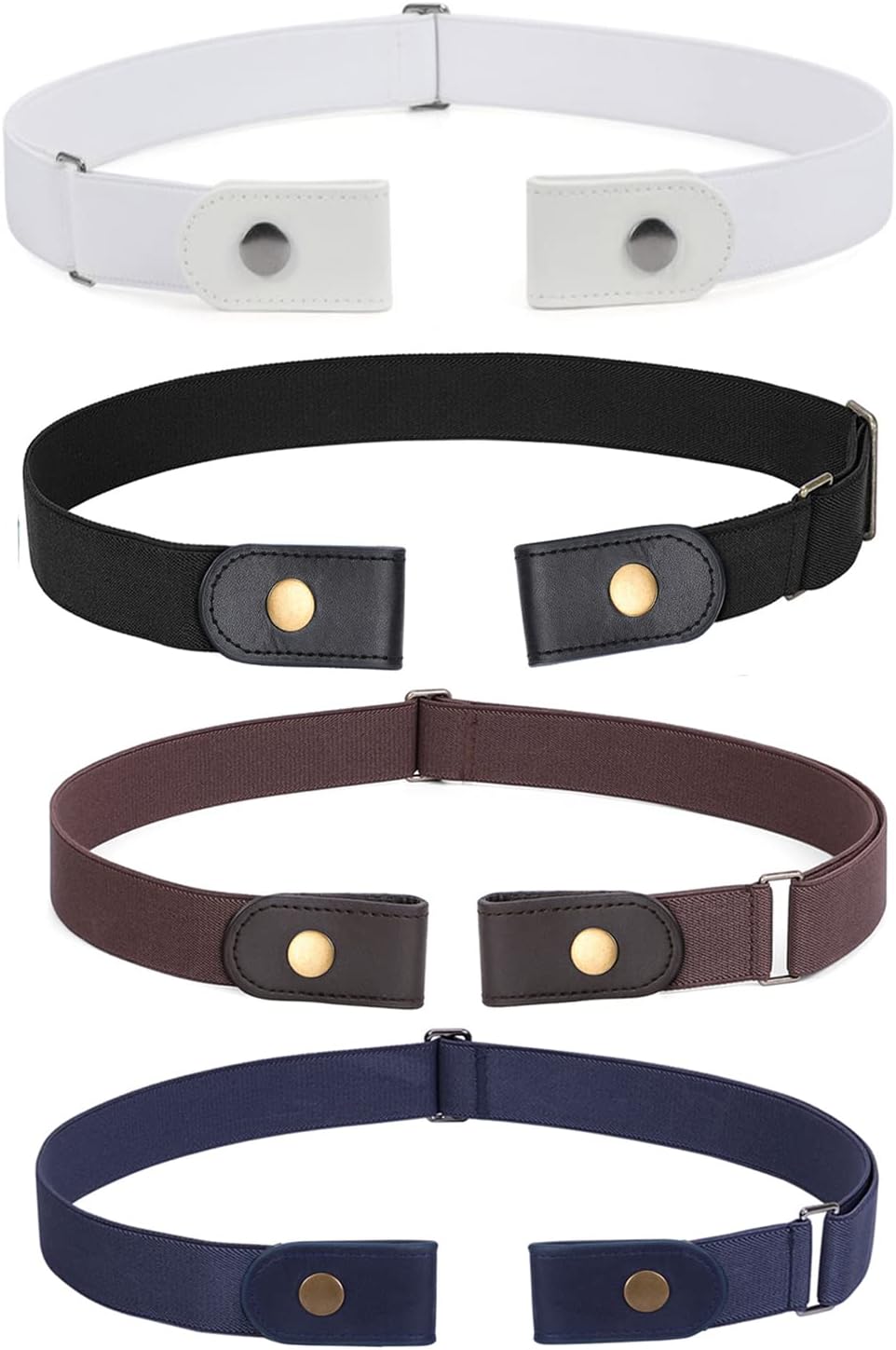 Belt, Buckle-Free Elastic Belt 