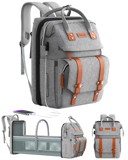 Diaper Bag Backpack with Changing Station