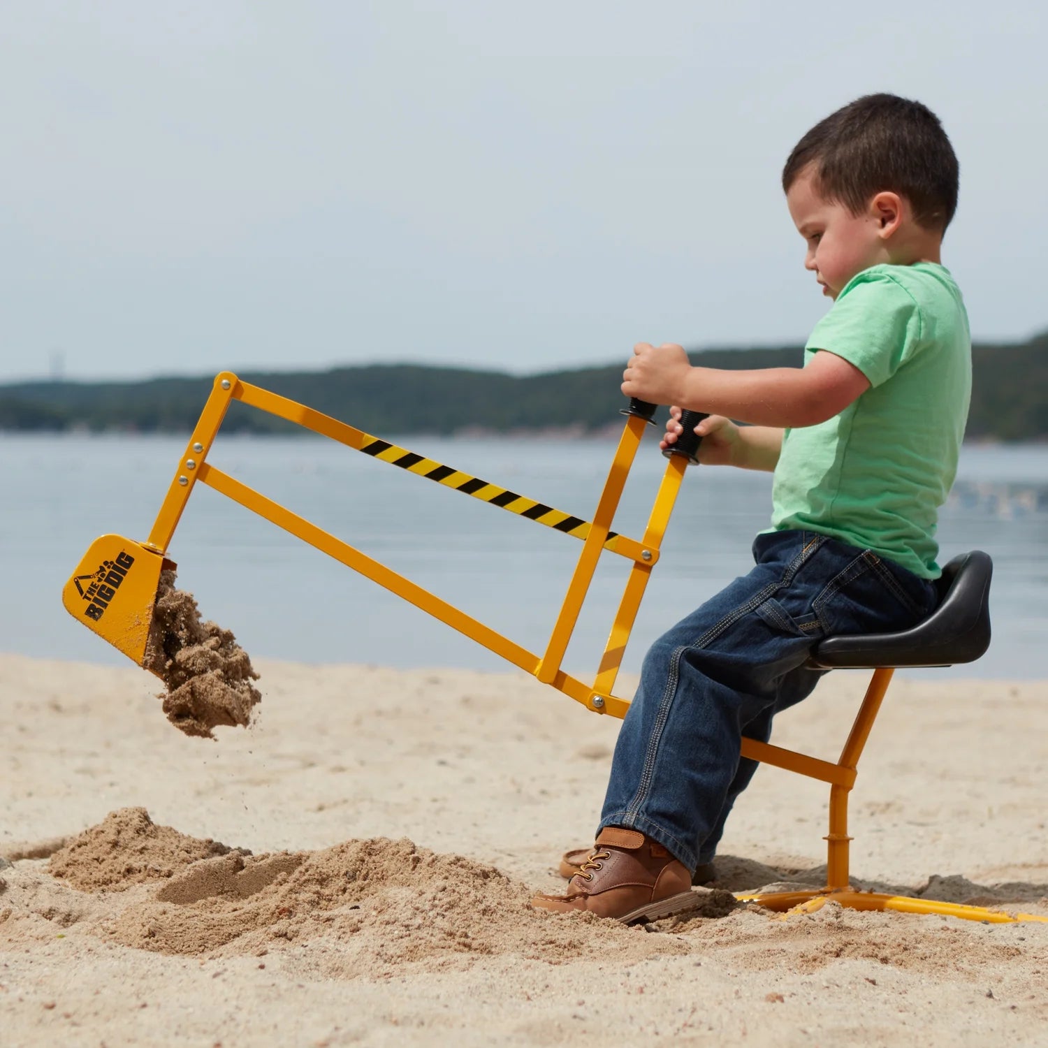 Sandbox Digger | Great for Sand, Dirt and Snow | Steel Outdoor Toy | Age 3+