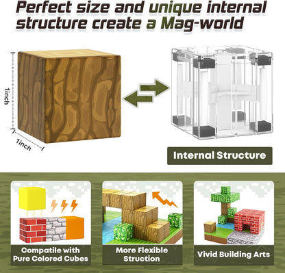 Magnetic Build Mine Magnet Blocks