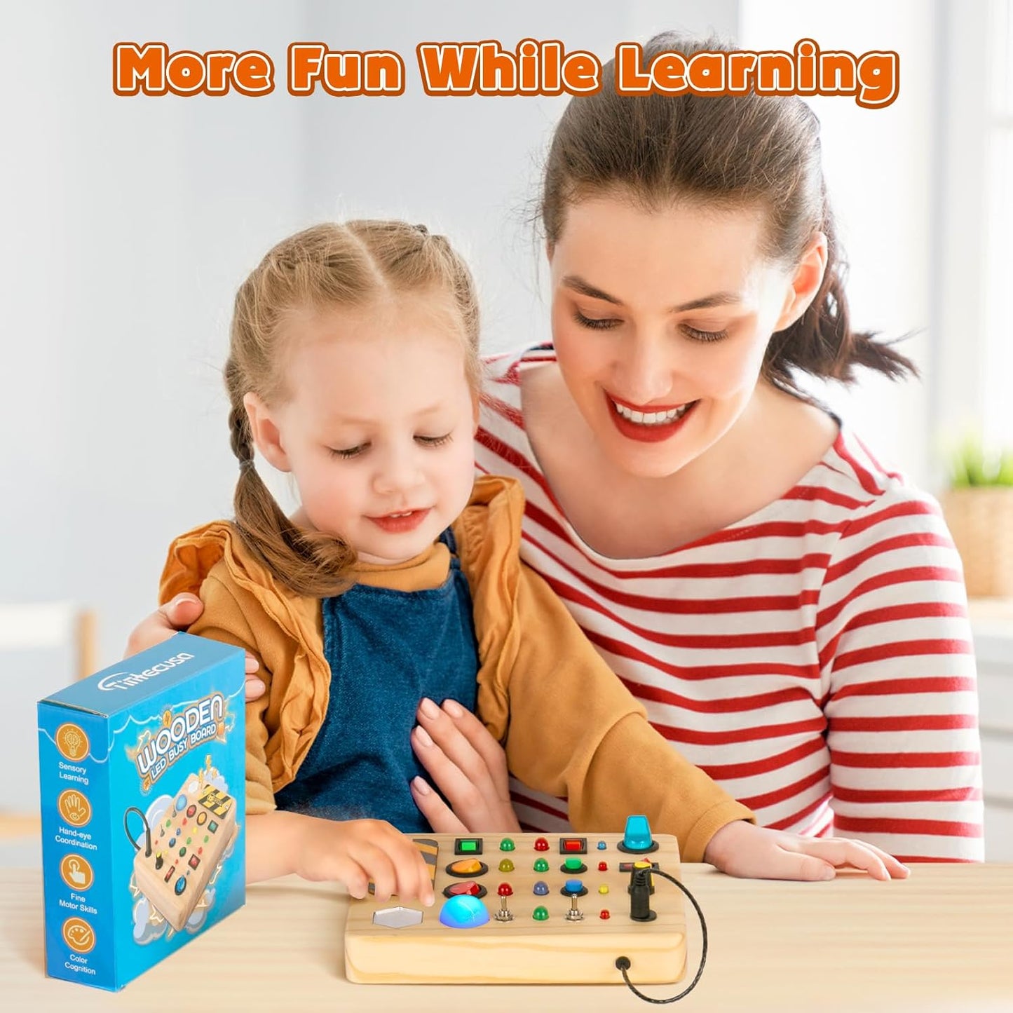 Busy Board Montessori Toys for Kids