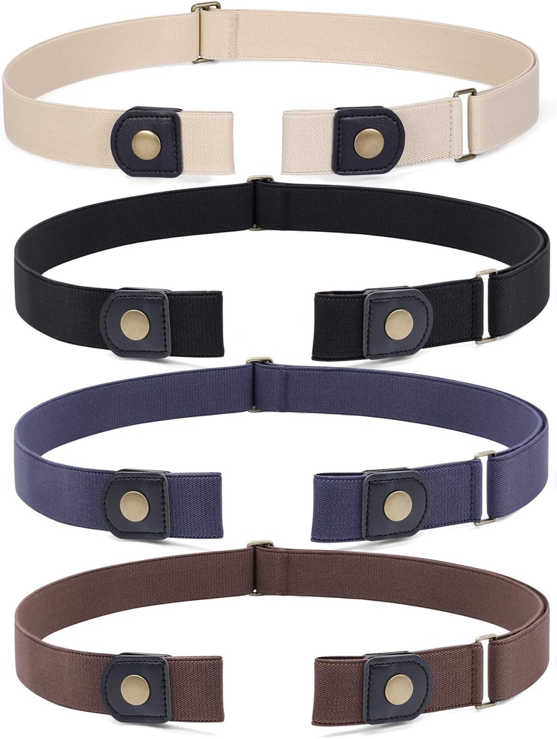 Belt, Buckle-Free Elastic Belt 