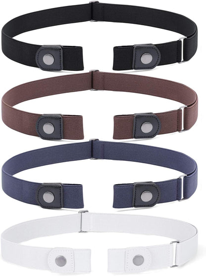 Belt, Buckle-Free Elastic Belt 