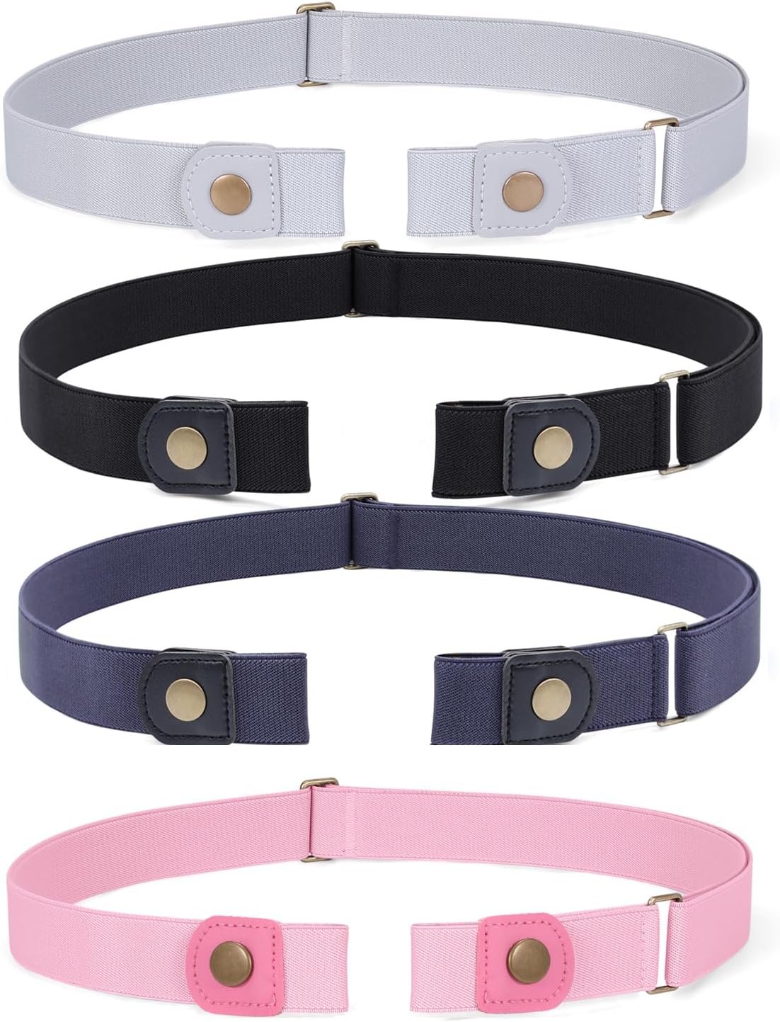 Belt, Buckle-Free Elastic Belt 