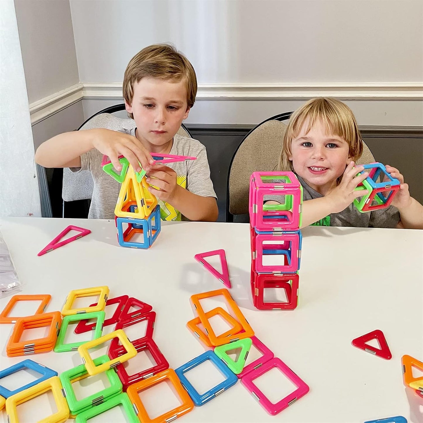 Upgraded Magnetic Blocks Tough Tiles 