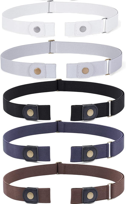 Belt, Buckle-Free Elastic Belt 