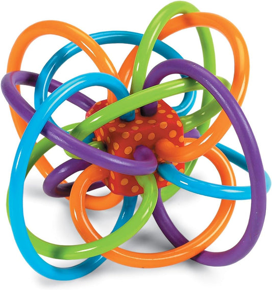 Winkel Rattle & Sensory Teether Toy