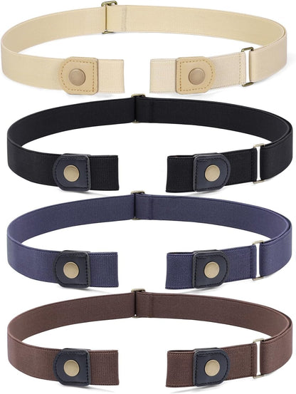 Belt, Buckle-Free Elastic Belt 