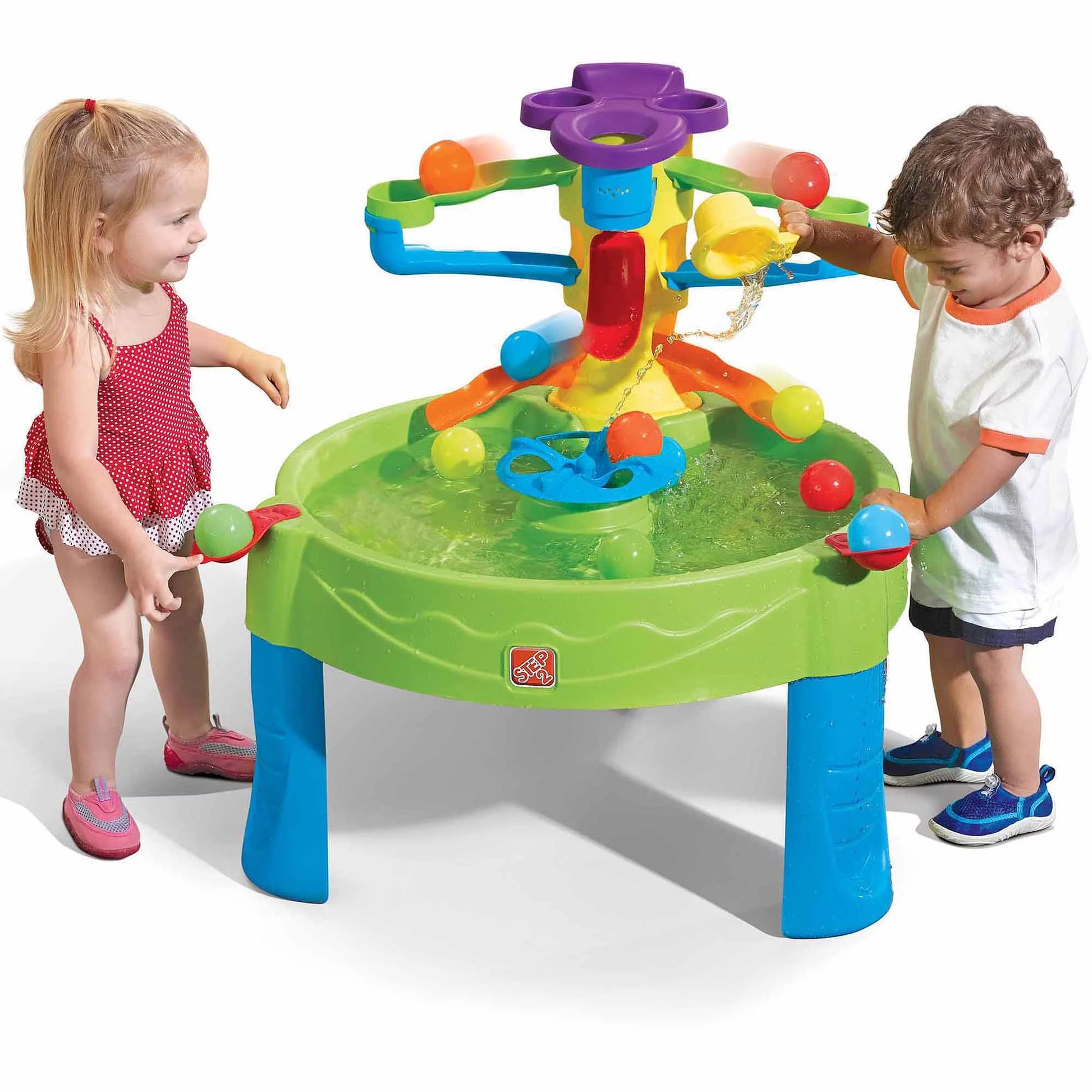 Water Table, Busy Ball Green Plastic