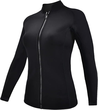 Wetsuit Jacket For Adults, 2Mm Neoprene