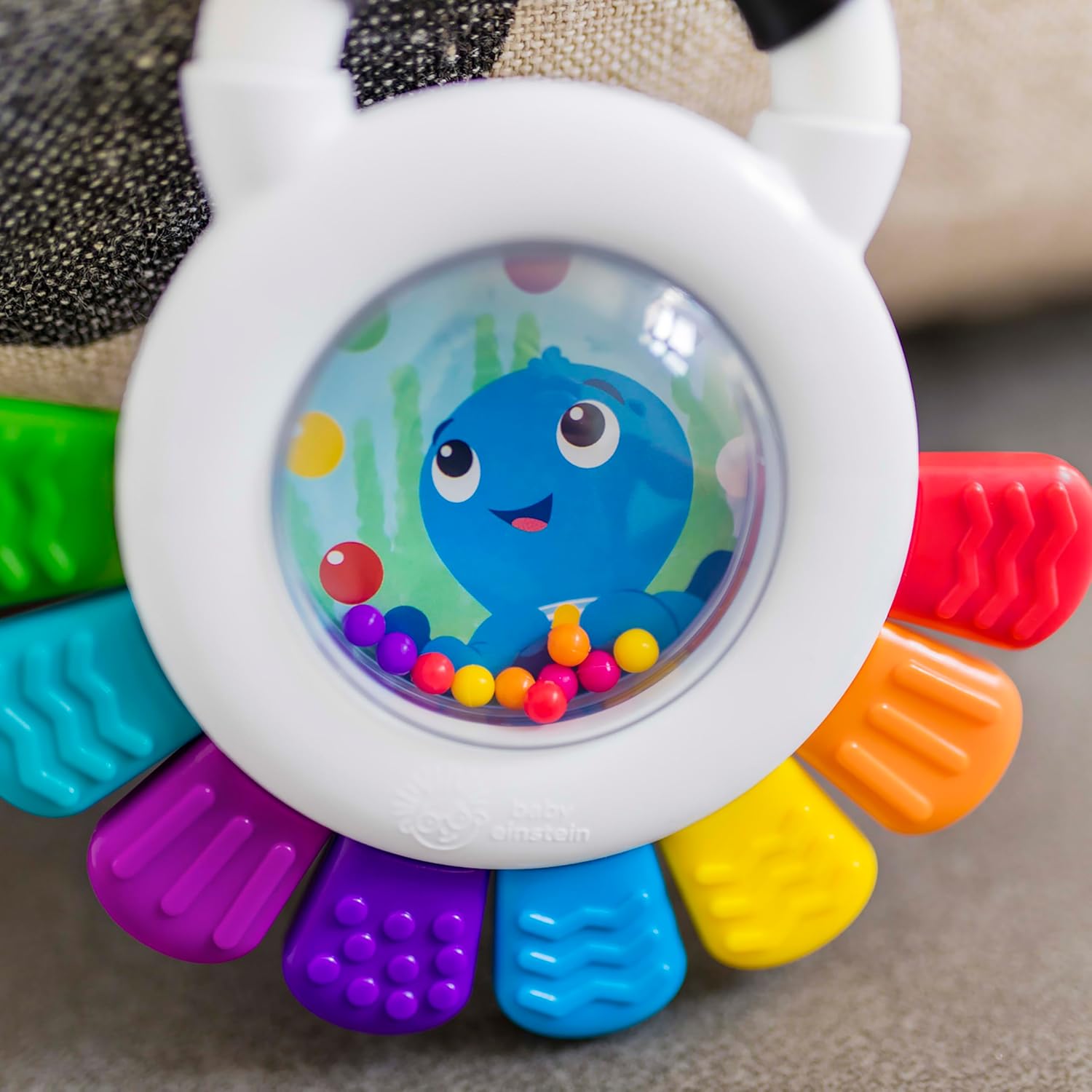 Octopus Sensory Rattle & Teether