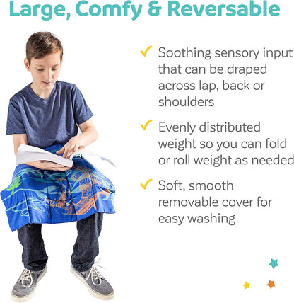 - Mega Weighted Lap Pad - (Lap Pad Only) - Sensory Tool for Children with Special Needs - 20" X 20" Inches - for Children 30 Lb +