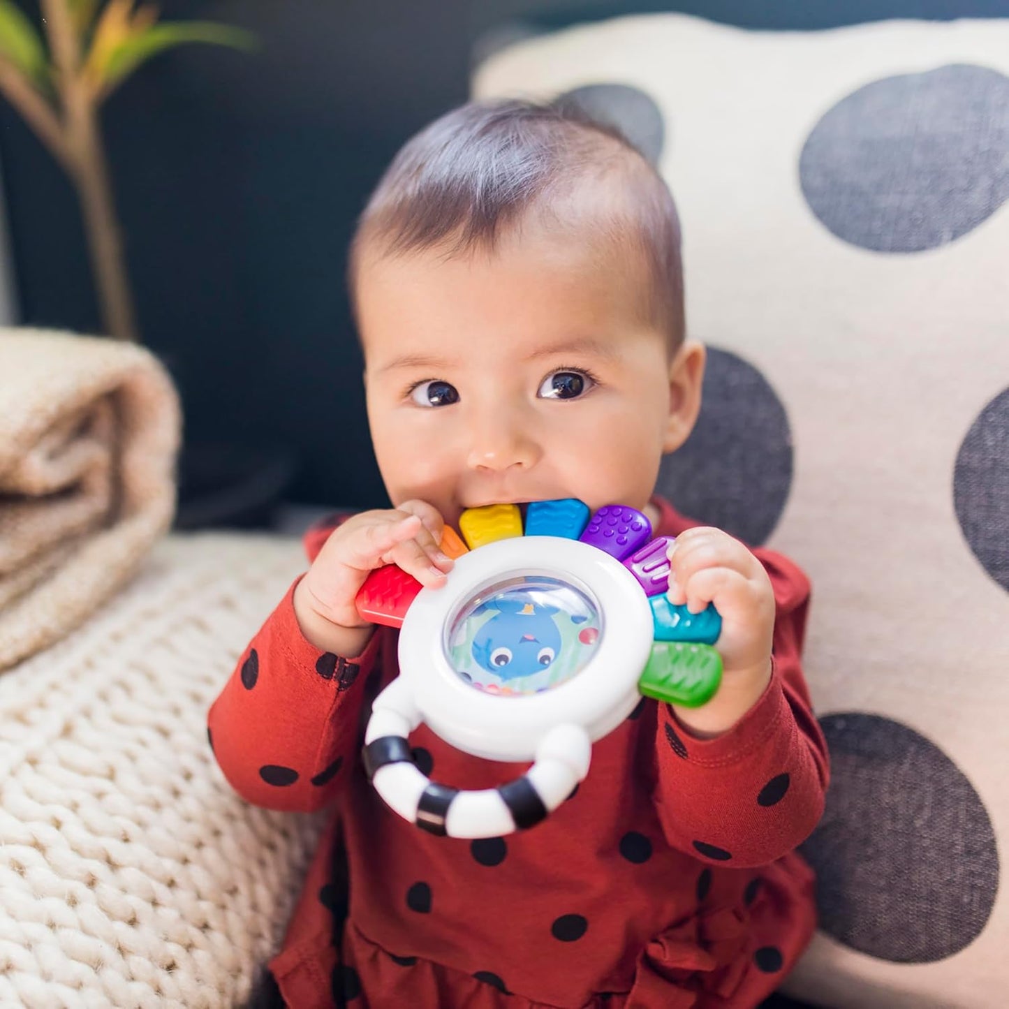 Octopus Sensory Rattle & Teether