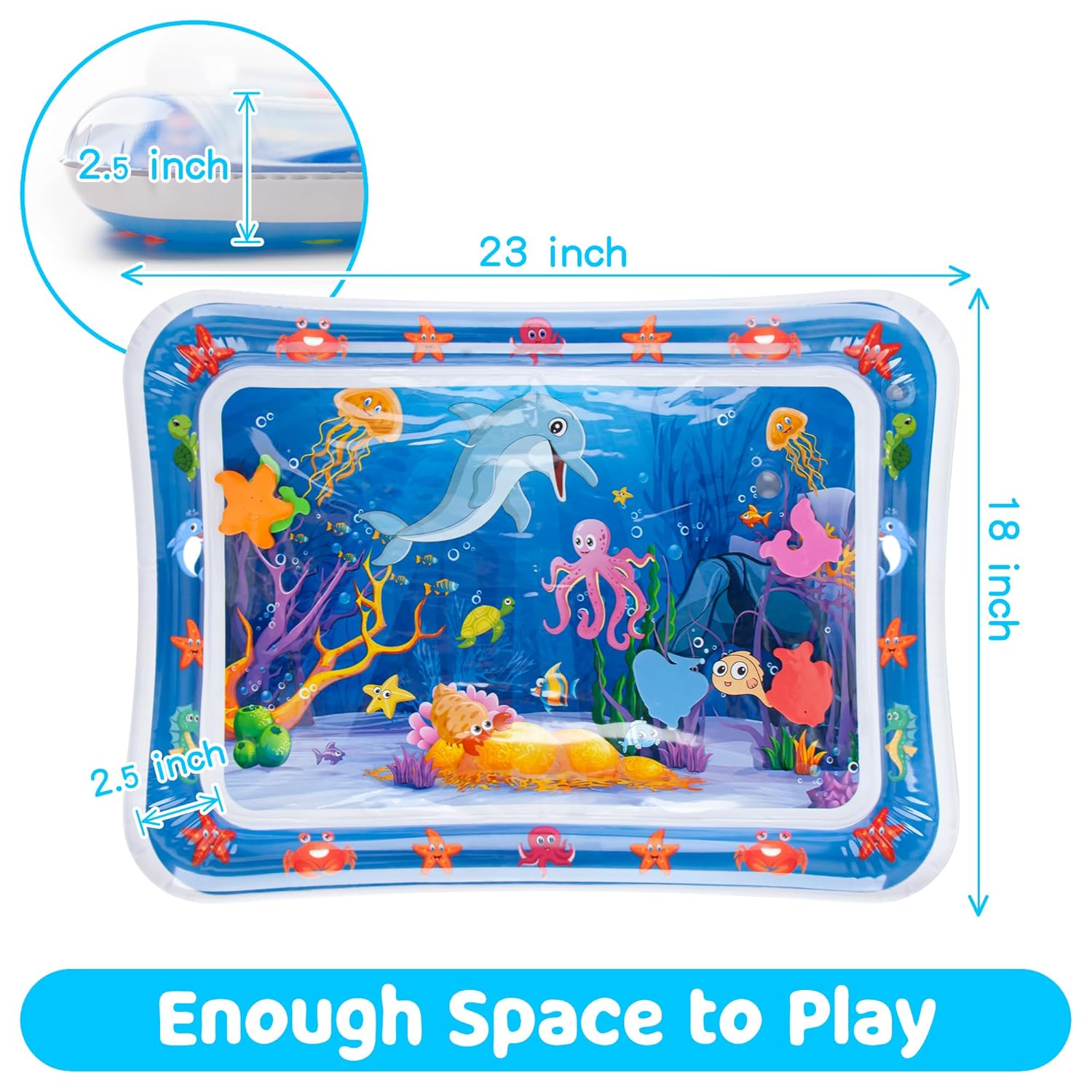 Inflatable Water Play Mat for Babies