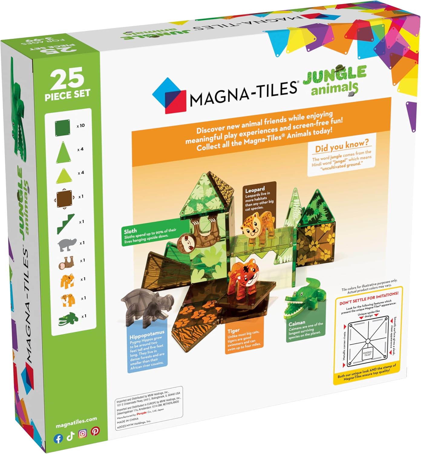 Jungle Magnetic Construction Set