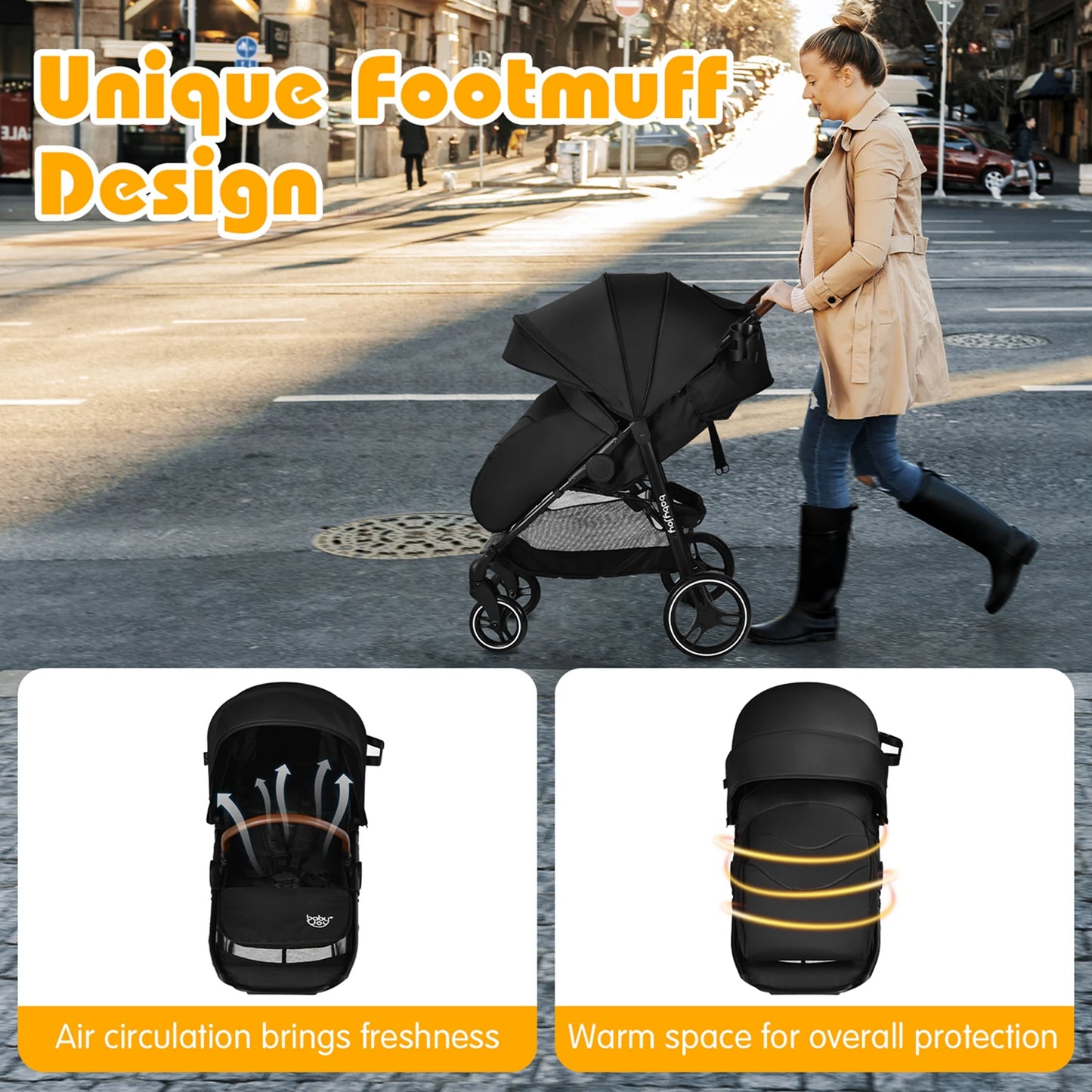 Stroller, Unisex 0-3 Years