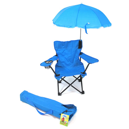 Chair with Umbrella for Kids Ages 2-5, Blue