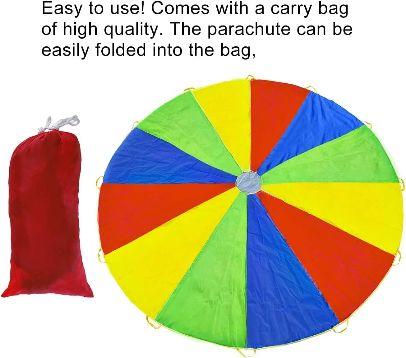 Parachute with Handles 10Ft Play Parachute 