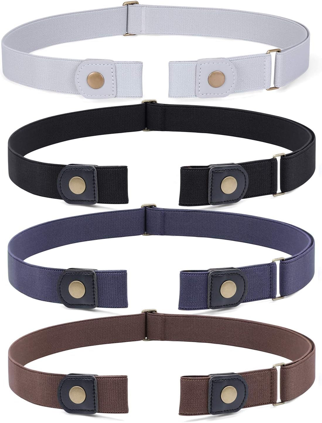 Belt, Buckle-Free Elastic Belt 