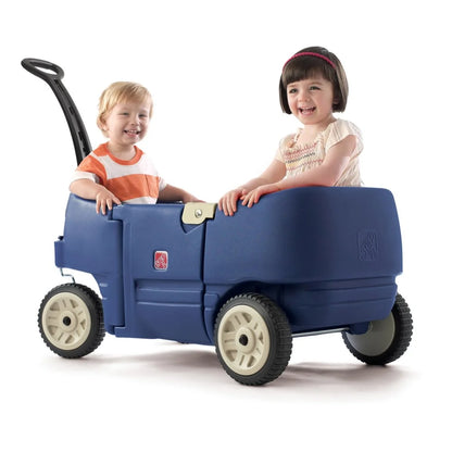 Wagon for Two Foldable Wagon for Kids with Seats