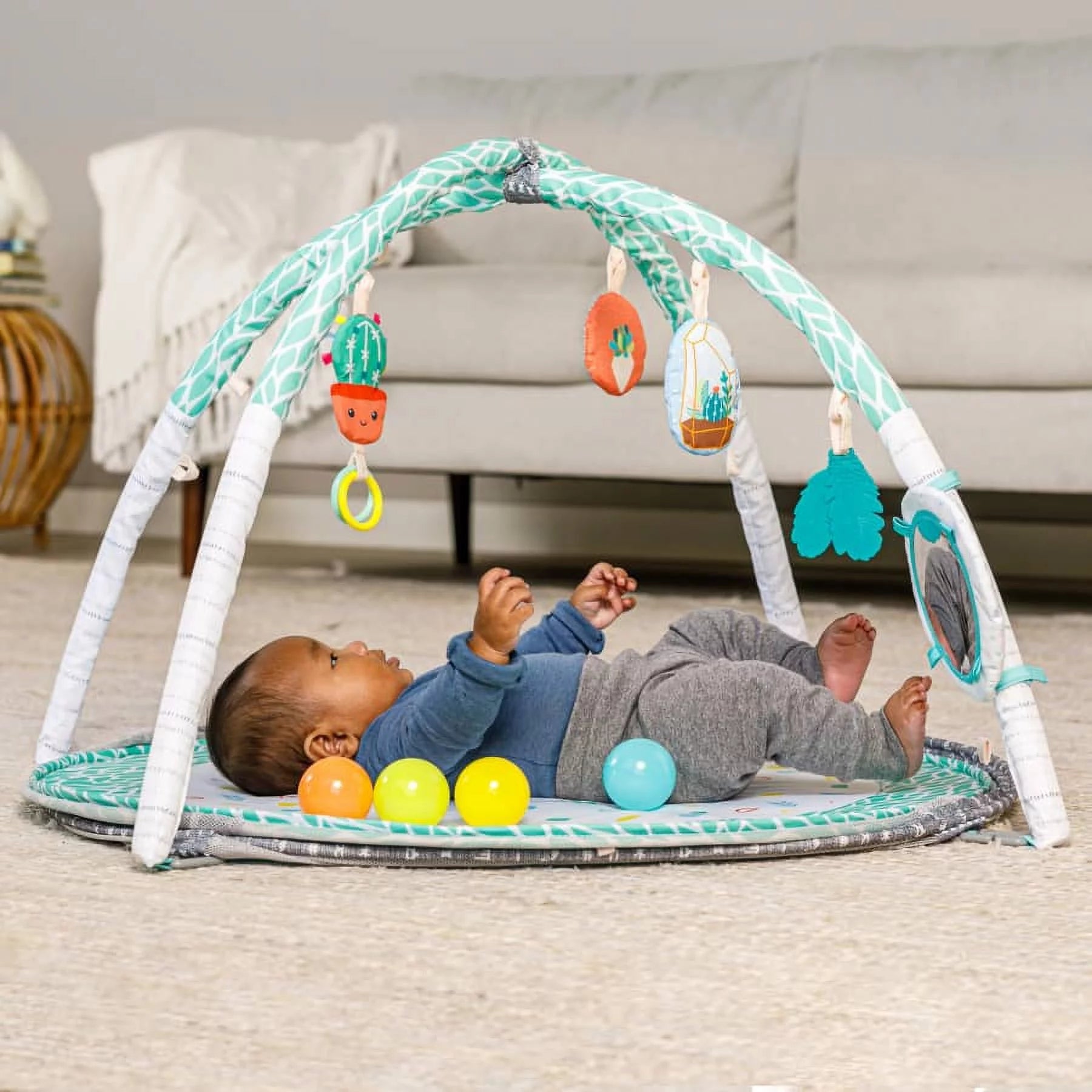 4-In-1 Jumbo Baby Activity Gym with Ball Pit, 6-12 Months