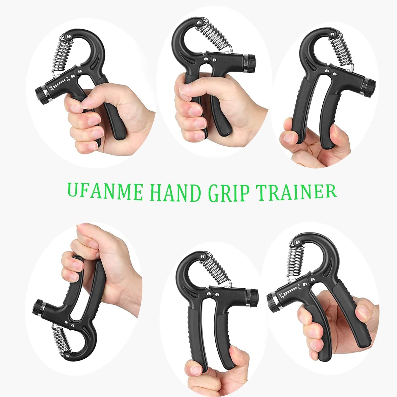 Hand Grip Strengthener,Grip Strength Trainer,22-132 Lbs Adjustable