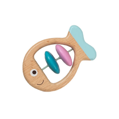 Baby Wooden Rattle Montessori 