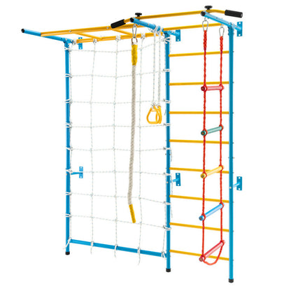 7 in 1 Kids Indoor Gym Playground Wall Ladder