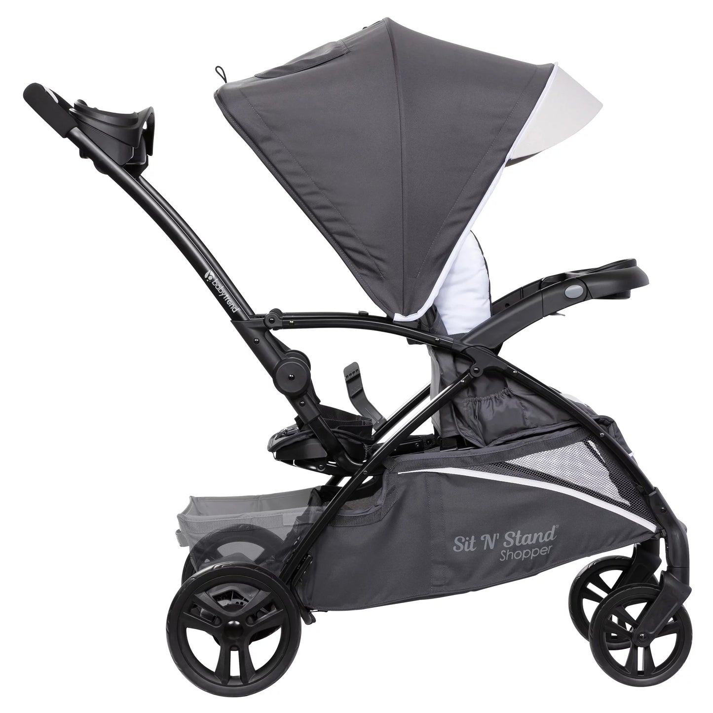 Shopper Stroller W/Canopy & Basket